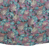 Womens Straight Skirt Blue Knee Length Floral L