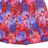CANDA Womens A-Line Skirt Red Knee Length Floral M
