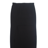 ZARA Hi-low Womens Straight Skirt Black Midi S