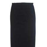 ZARA Hi-low Womens Straight Skirt Black Midi S