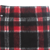 NORDIC LIGHTS Womens Straight Skirt Red Short Check UK 10