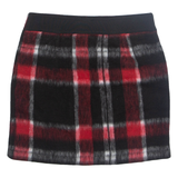 NORDIC LIGHTS Womens Straight Skirt Red Short Check UK 10