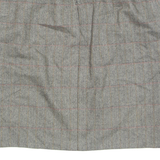 Womens Straight Skirt Black Short Herringbone M