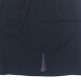 Womens Pencil Skirt Blue Short Wool M
