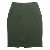 BIAGGINI Womens Pencil Skirt Green Knee Length L