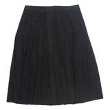 CHARLES VOGELE Womens Pleated Skirt Black Knee Length L