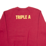 RUSSELL ATHLETIC Mens Sweatshirt Red USA L