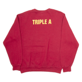 RUSSELL ATHLETIC Mens Sweatshirt Red USA L