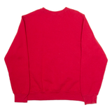 RUSSELL ATHLETIC Mens Sweatshirt Red USA M