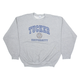 GILDAN Tucker University Mens Sweatshirt Grey USA XL