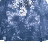 INDEPENDENT Cary-Grove Tie Dye Mens Sweatshirt Blue USA L