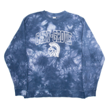 INDEPENDENT Cary-Grove Tie Dye Mens Sweatshirt Blue USA L