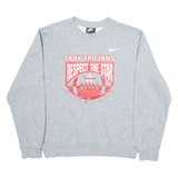 NIKE Trojans Mens Sweatshirt Grey USA S