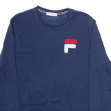 FILA Mens Sweatshirt Blue M