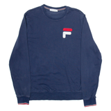 FILA Mens Sweatshirt Blue M