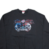 NFL Giants VS Patriots Super Bowl Mens Sweatshirt Black USA XL