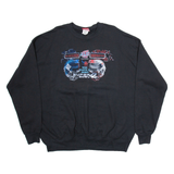 NFL Giants VS Patriots Super Bowl Mens Sweatshirt Black USA XL