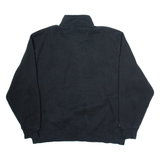 JANSPORT WSU Mens Sweatshirt Black 1/4 Zip USA 2XL