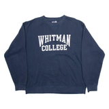 GEAR Whitman College Mens Sweatshirt Blue USA XL