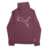 PUMA Womens Sweatshirt Maroon High Neck S