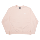 NIKE Womens Sweatshirt Pink XL