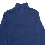 CHAPS Mens Sweatshirt Blue 1/4 Zip M
