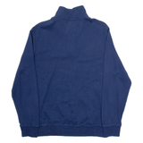 CHAPS Mens Sweatshirt Blue 1/4 Zip M