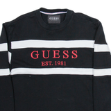 GUESS Womens Sweatshirt Black S