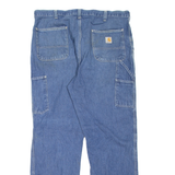 CARHARTT Dungaree Fit Workwear Mens Jeans Blue Relaxed Tapered W38 L32