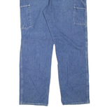 CARHARTT Dungaree Fit Workwear Mens Jeans Blue Relaxed Tapered W38 L32