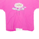 JESURUM Womens Blouse Pink V-Neck Floral M