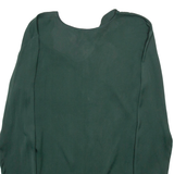 ZARA Womens Blouse Green Long Sleeve S