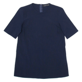 ZARA Womens Blouse Blue XXS