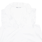 ZARA Womens Vest White Sleeveless 2XL