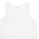 ZARA Womens Vest White Sleeveless Viscose M