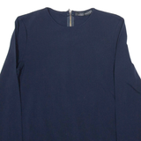 ZARA Womens Blouse Blue Long Sleeve XXS