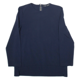ZARA Womens Blouse Blue Long Sleeve XXS