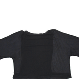 ZARA Womens Blouse Black Long Sleeve Viscose M