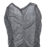 Womens Top Black Long Sleeve Viscose S