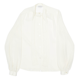 JULIETTA Womens Shirt White Long Sleeve M