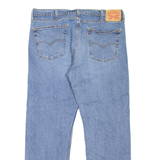 LEVI'S 505 Jeans Mens Blue Regular Straight Stone Wash W40 L32