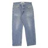 LEVI'S 505 Jeans Mens Blue Regular Straight Stone Wash W36 L30
