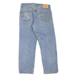 LEVI'S 505 Jeans Mens Blue Regular Straight Stone Wash W36 L30