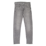 LEVI'S 510 Jeans Mens Grey Slim Skinny Stone Wash W30 L30