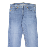 LEVI'S 505 Jeans Mens Blue Regular Straight Stone Wash W36 L30