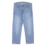 LEVI'S 505 Jeans Mens Blue Regular Straight Stone Wash W36 L30