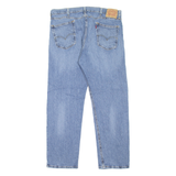 LEVI'S 505 Jeans Mens Blue Regular Straight Stone Wash W36 L30