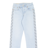 LEVI'S 501 BIG E Jeans Spell-Out Womens Blue Regular Straight W25 L30