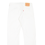 LEVI'S 513 Jeans Mens White Slim Straight W28 L30