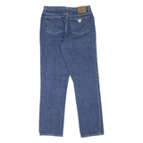 GUESS JEANS Mens Jeans Blue Slim Straight W30 L34